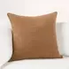Fable Cognac Brown Square Accent Pillow Set of 2