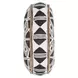 Radiant Oasis Nubia Black and White Round Accent Pillow Set of 2