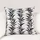 Radiant Oasis Alula Black and White Square Accent Pillow Set of 2