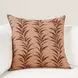 Radiant Oasis Alula Sienna and Burgundy Square Accent Pillow Set of 2