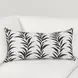 Radiant Oasis Alula Black and White Rectangular Accent Pillow Set of 2
