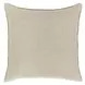 Radiant Oasis Zelo Tan and Silver Square Accent Pillow Set of 2