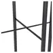 Pillow Black 80" Tower Display Rack