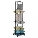 Pillow Black 80" Tower Display Rack