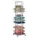 Pillow Silver 80" Tower Display Rack
