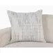 Equilibrium Trona Blue and Ivory Square Accent Pillow Set of 2