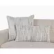 Equilibrium Trona Blue and Ivory Square Accent Pillow Set of 2