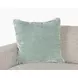 Lexington Pale Aqua Square Accent Pillow Set of 2