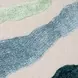 Equilibrium Inertia Blue and Cream Square Accent Pillow Set of 2