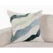 Equilibrium Inertia Blue and Cream Square Accent Pillow Set of 2