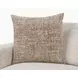 Villa Classics Porter Natural and Ivory Square Accent Pillow Set of 2