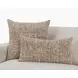 Villa Classics Porter Natural and Ivory Square Accent Pillow Set of 2