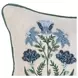 Novel Estate Belcourt Floral Natural and Blue Rectangular Accent Pillow Set of 2
