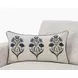 Novel Estate Belcourt Floral Natural and Blue Rectangular Accent Pillow Set of 2