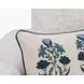Novel Estate Belcourt Floral Natural and Blue Rectangular Accent Pillow Set of 2