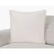 Novel Estate Taiga Faux Fur Ivory Square Accent Pillow Set of 2