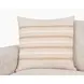 Novel Estate Lyndhurst Natural and Beige Square Accent Pillow Set of 2