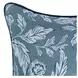 Novel Estate Davenport Denim Blue Square Accent Pillow Set of 2