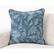 Novel Estate Davenport Denim Blue Square Accent Pillow Set of 2