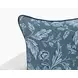 Novel Estate Davenport Denim Blue Square Accent Pillow Set of 2