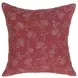 Novel Estate Rosecliff Burgundy Red Square Accent Pillow Set of 2
