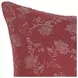 Novel Estate Rosecliff Burgundy Red Square Accent Pillow Set of 2