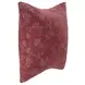 Novel Estate Rosecliff Burgundy Red Square Accent Pillow Set of 2