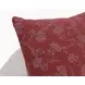 Novel Estate Rosecliff Burgundy Red Square Accent Pillow Set of 2