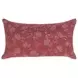 Novel Estate Rosecliff Burgundy Red Rectangular Accent Pillow Set of 2