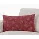 Novel Estate Rosecliff Burgundy Red Rectangular Accent Pillow Set of 2