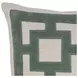 Novel Estate Corbin Jade Green Square Accent Pillow Set of 2