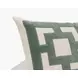 Novel Estate Corbin Jade Green Square Accent Pillow Set of 2