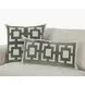 Novel Estate Corbin Jade Green Square Accent Pillow Set of 2
