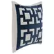 Novel Estate Corbin Navy Blue Square Accent Pillow Set of 2