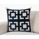 Novel Estate Corbin Navy Blue Square Accent Pillow Set of 2
