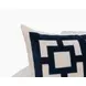 Novel Estate Corbin Navy Blue Square Accent Pillow Set of 2