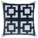 Novel Estate Corbin Navy Blue Square Accent Pillow Set of 2