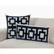 Novel Estate Corbin Navy Blue Rectangular Accent Pillow Set of 2