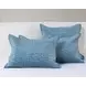 Bari Velvet Stone Blue Queen Quilt