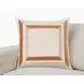 Novel Estate Maybrook Ivory and Natural Square Accent Pillow Set of 2