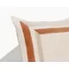 Novel Estate Maybrook Ivory and Natural Square Accent Pillow Set of 2