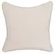 Tranquil Coasts Rockport Ivory and Brown Square Accent Pillow Set of 2