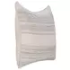 Tranquil Coasts Rockport Ivory and Brown Square Accent Pillow Set of 2