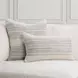 Tranquil Coasts Rockport Ivory and Brown Square Accent Pillow Set of 2