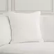 Bedford Linen Ivory Square Accent Pillow Set of 2