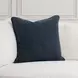 Bedford Linen Indigo Square Accent Pillow Set of 2