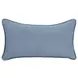 Tranquil Coasts Harbor Stripe Ivory Rectangular Accent Pillow Set of 2