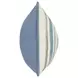 Tranquil Coasts Harbor Stripe Ivory Rectangular Accent Pillow Set of 2