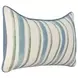 Tranquil Coasts Harbor Stripe Ivory Rectangular Accent Pillow Set of 2