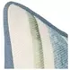 Tranquil Coasts Harbor Stripe Ivory Rectangular Accent Pillow Set of 2